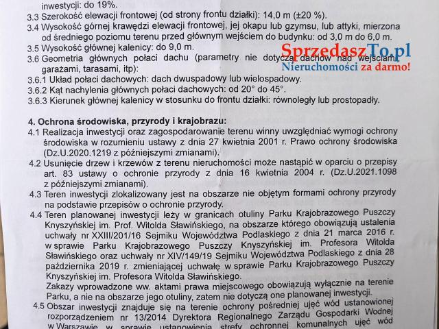 Działka budowlana Jurowce Pełne Media okazja!!!