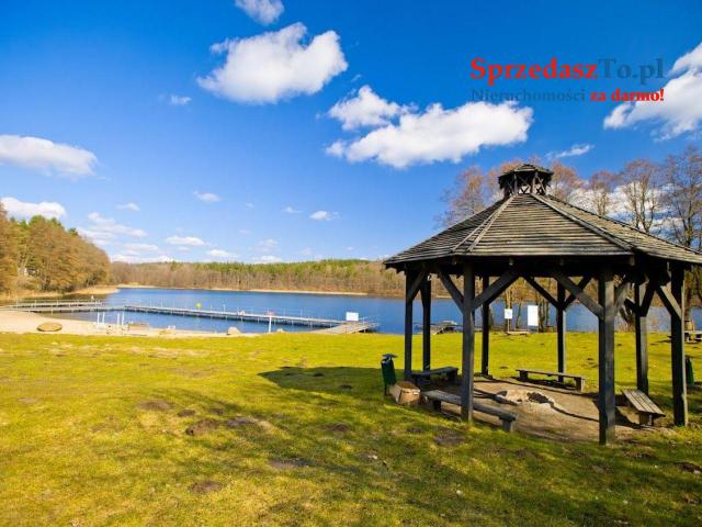 Działka uzbrojona nad jeziorem GŁĘBOKIE - Świeszyno k. Miastka - 11