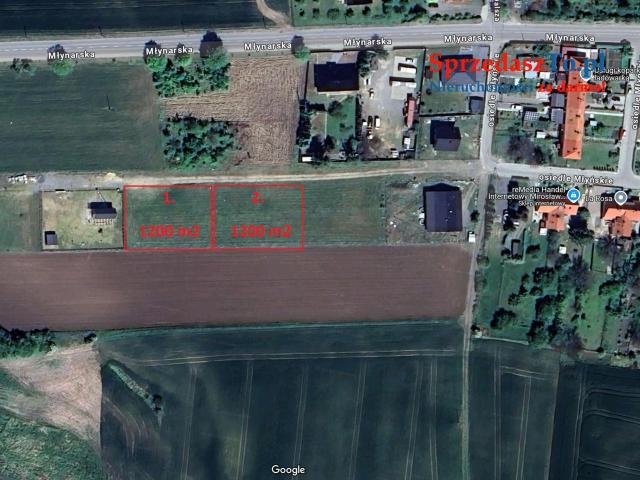 Działki budowlane 1200m2 z widokiem na góry Sowie w Piławie Górnej