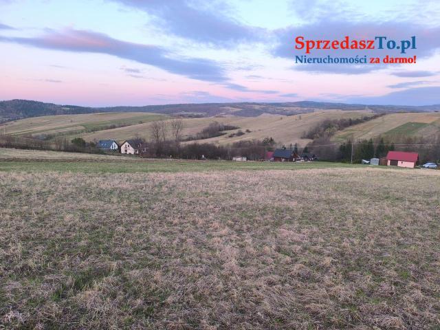 Działka budowlana widokowa o pow. 6 ar z WZ Mchawa Baligród Bieszczady