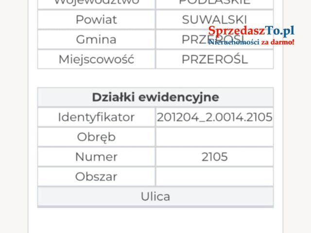 Sprzedam działkę rolną 10ar