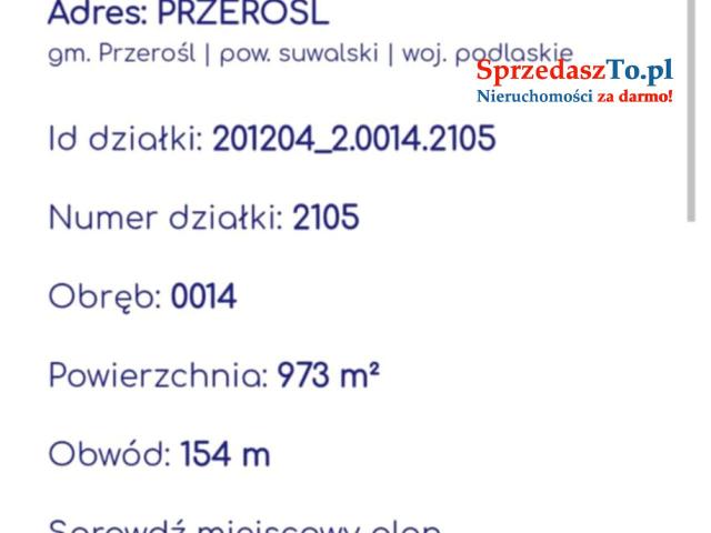 Sprzedam działkę rolną 10ar