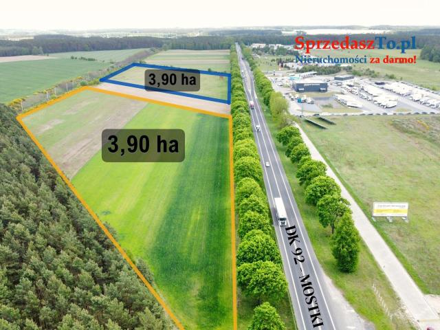 Działka inwestycyjna komercyjna