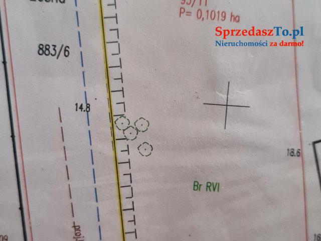 Działka budowlana 1019m2 inwestycyjna Racimierz gmina Stepnica zachodniopomorskie