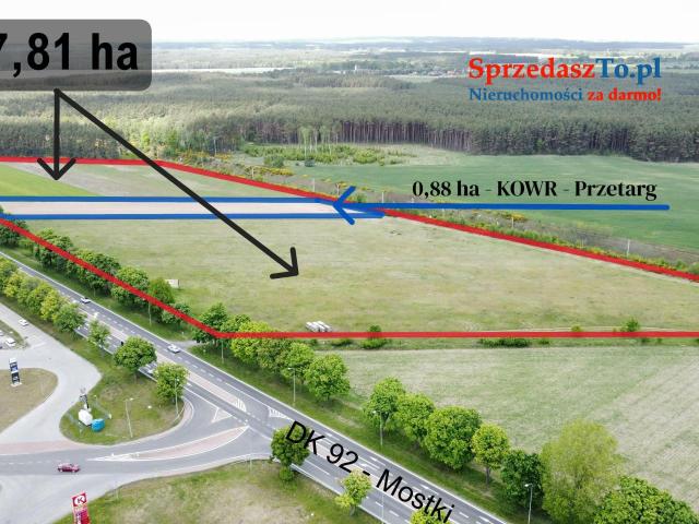 Działka inwestycyjna komercyjna