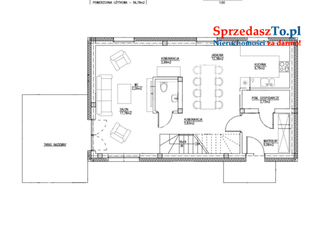 Na sprzedaż dom wolnostojący - 122,72m2 - 12