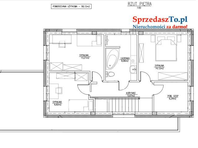 Na sprzedaż dom wolnostojący - 122,72m2 - 11