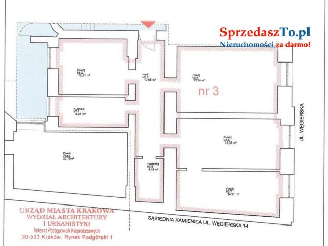Kraków Stare Podgórze ul. Węgierska 89,54m2 Kamienica po remoncie - 10