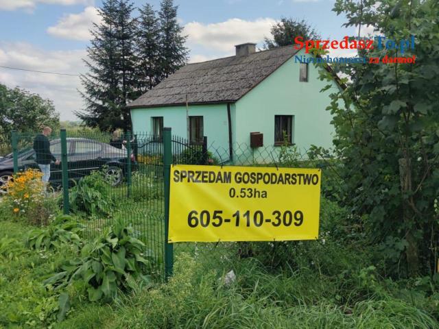 Sprzedam siedlisko 0,53h działka budowlana