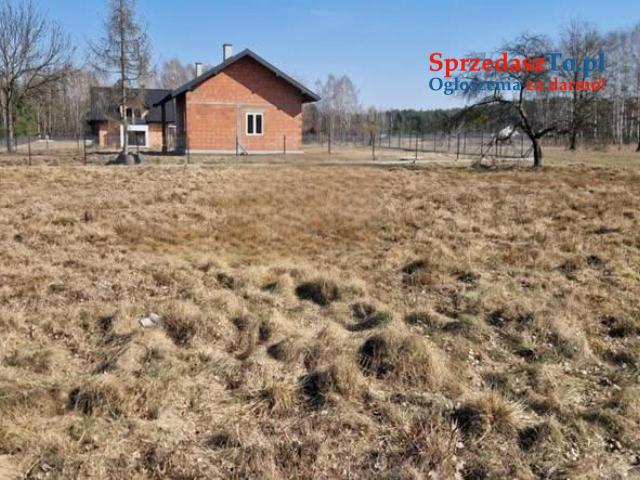 Działka budowlano-usługowa 1391m2 Zalesie przy głównej drodze