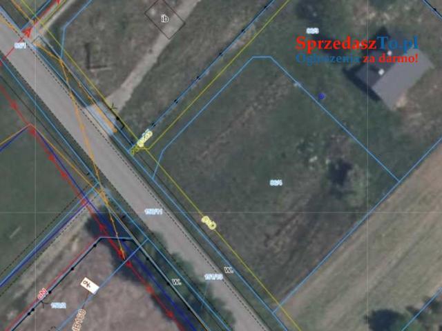 Działka budowlano-usługowa 1391m2 Zalesie przy głównej drodze