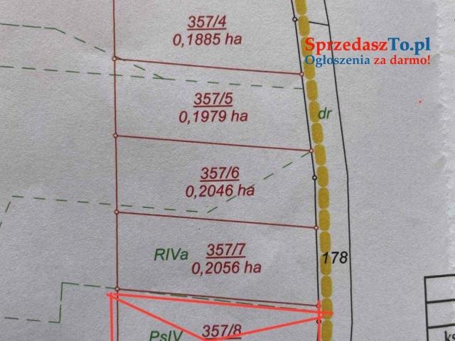 Działki budowlane po 20 arów Łubin Kościelny/Bielsk Podlaski
