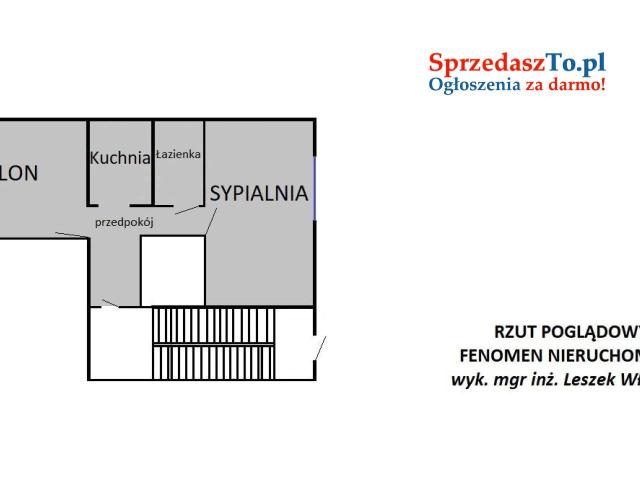 Mieszkanie 44,4 m2 na os. Strusina - ul. Mościckiego |balkon| - 13