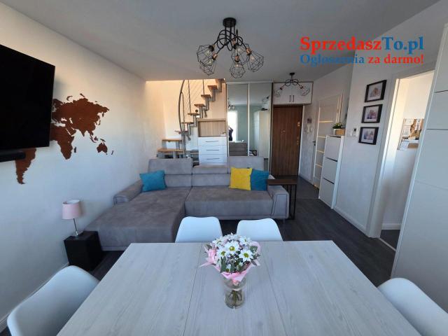 Dwupoziomowe mieszkanie z tarasem 44 m2
