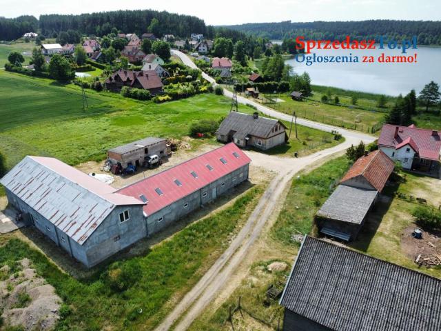 posiadłość nad jeziorem -hale magazyny-WYMÓJ-gm stawiguda