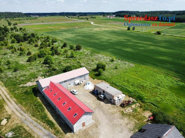 posiadłość nad jeziorem -hale magazyny-WYMÓJ-gm stawiguda