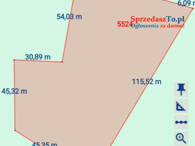 Sprzedam działkę na Dąbrówce 78 arów