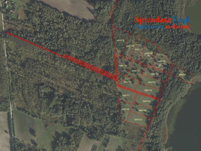 Działki nad jeziorem Łukcze - 13