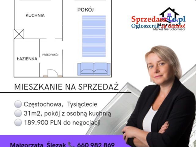 Sprzedaż kawalerka do remontu