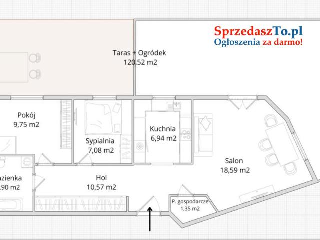 Sprzedam mieszkanie 3 pokojowe . - 9
