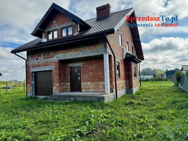Dom 160 m², działka 1131 m², stan surowy zamknięty