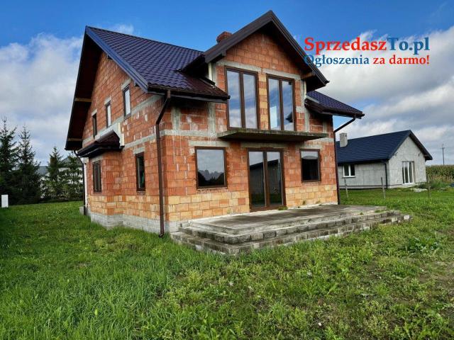Dom 160 m², działka 1131 m², stan surowy zamknięty