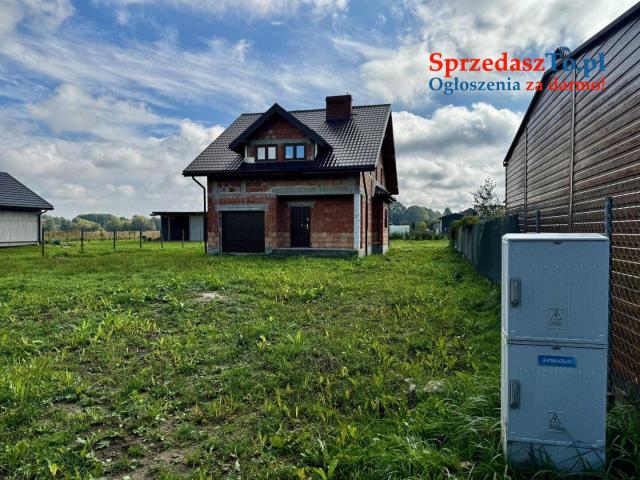 Dom 160 m², działka 1131 m², stan surowy zamknięty