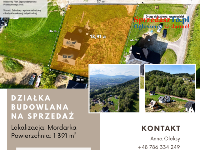 Działka pod wynajem turystyczny z 2 domkami!