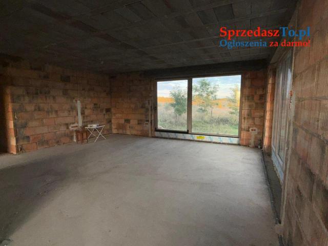Dom:  123,72 m² , 4 pokoje, duży salon Benignowo gm Słupca