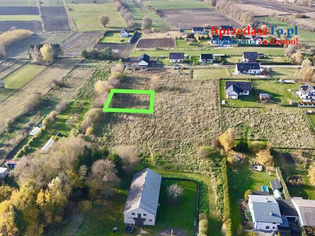 Działka budowlana 1073 m² w Kolniku – spokojna okolica, blisko Trójmiasta