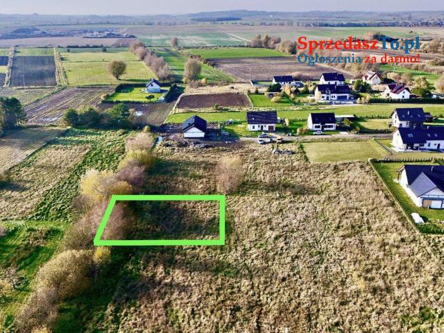Działka budowlana 1073 m² w Kolniku – spokojna okolica, blisko Trójmiasta