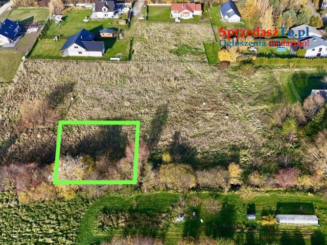 Działka budowlana 1073 m² w Kolniku – spokojna okolica, blisko Trójmiasta