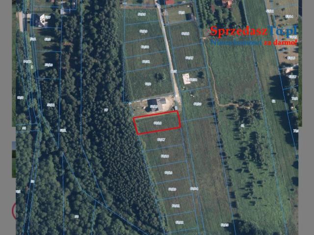 Super działka budowlana z widokiem na prywatny las
