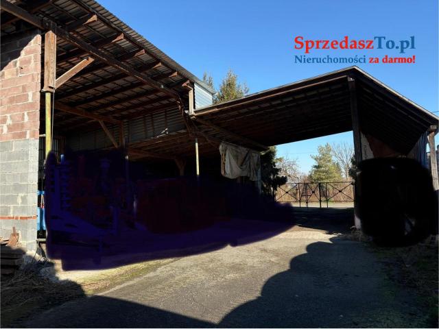 Wiata, Stodoła, powierzchnie magazynowe 460 m2 ( magazyn )dzialka 8ar