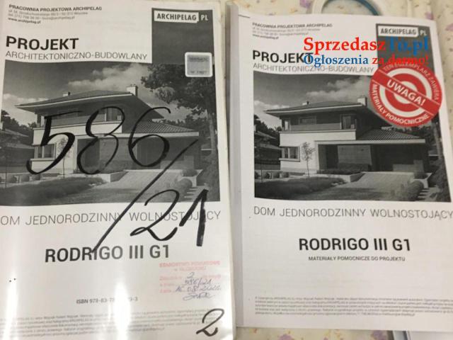 Działka budowlana 1637m2(23/84m) z projektem domu i garażu wolnostojącego. - 8