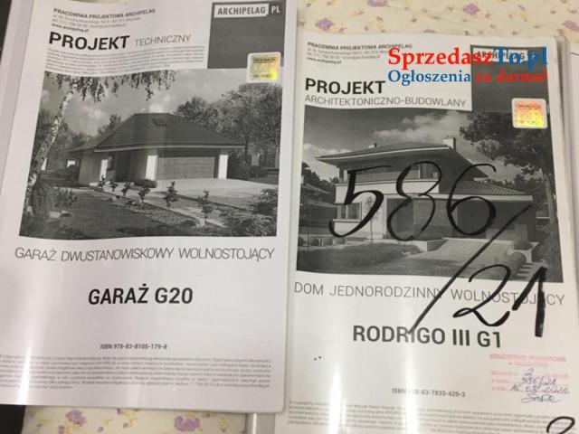 Działka budowlana 1637m2(23/84m) z projektem domu i garażu wolnostojącego. - 9