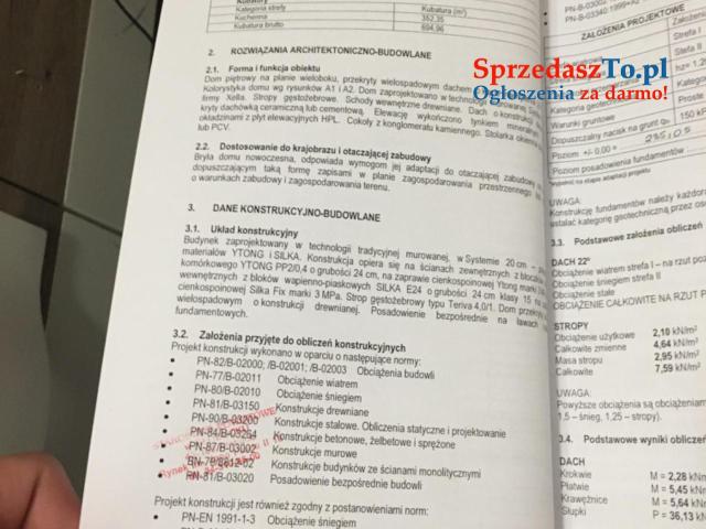 Działka budowlana 1637m2(23/84m) z projektem domu i garażu wolnostojącego. - 10