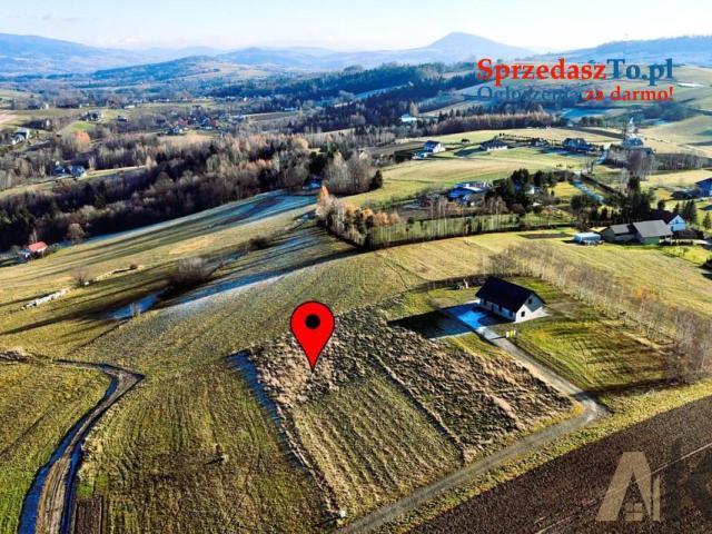 Działka budowlana z mediami i pięknym widokiem