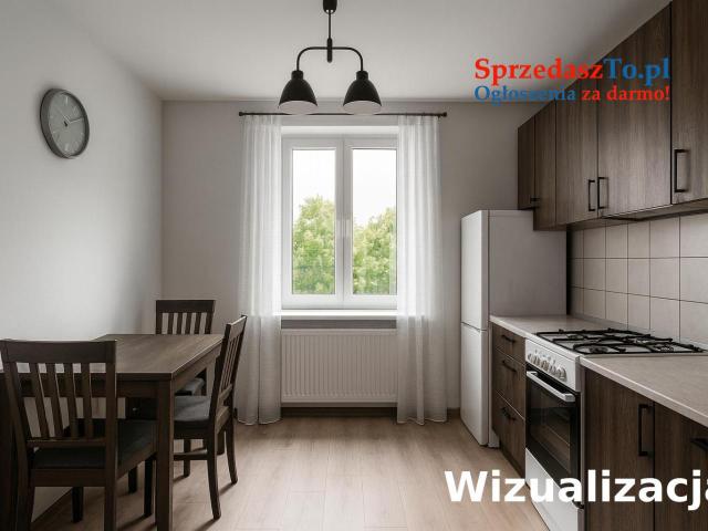 Duże 1-pokojowe mieszkanie z możliwością własnej aranżacji