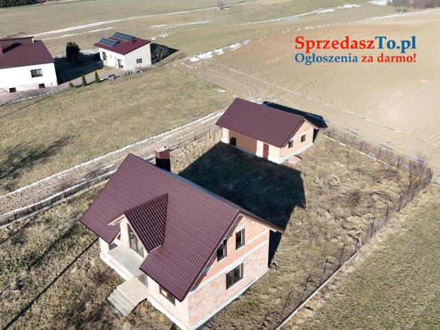 Dom w budowie. Stan surowy, zamknięty - Święciec, gm. Kramsk