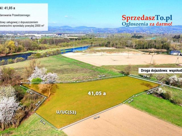 Działka usługowa 41arów - ul. Węgierska