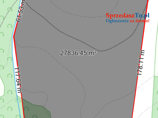 Na sprzedaż działka 2,79 ha — Zielona Góra