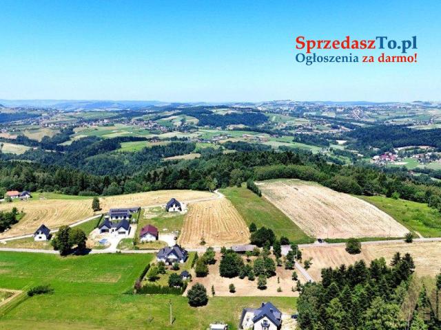 Działka budowlana z panoramicznym widokiem na Beskidy!