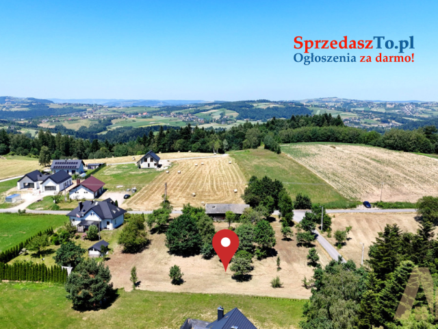 Działka budowlana z panoramicznym widokiem na Beskidy!
