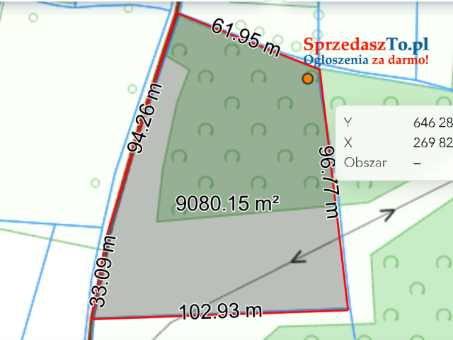 Działka budowlana w Skrzynce, gmina Szczucin - 6
