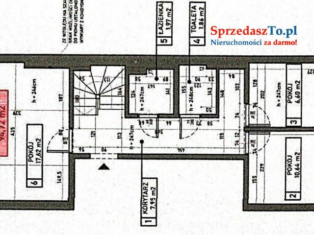 Obok plac Grunwaldzki 2 poziomowe 5 pokojowe