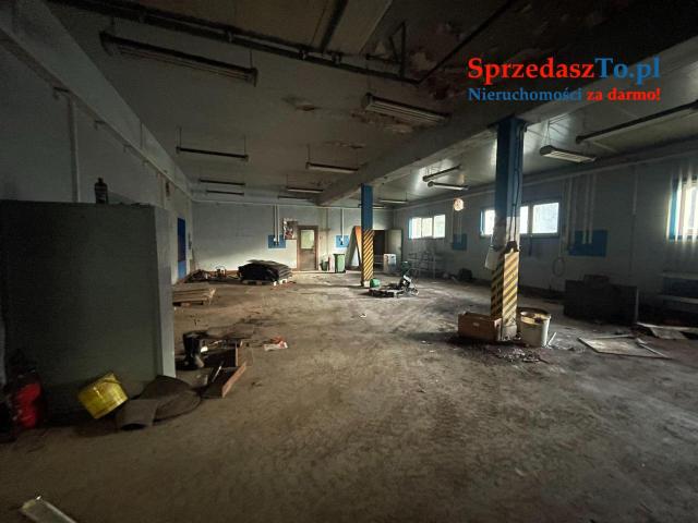 HALA PRODUKCYJNO-MAGAZYNOWA + POKOJE, MROZÓW, 1 199tys
