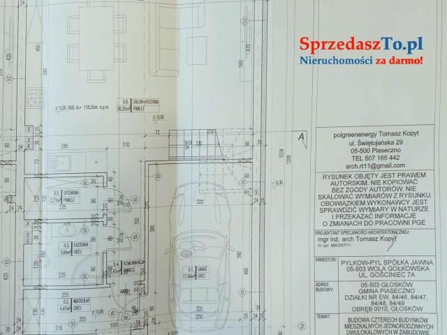 Dom jednorodziny w zabudowie szeregowej, Głosków - 6