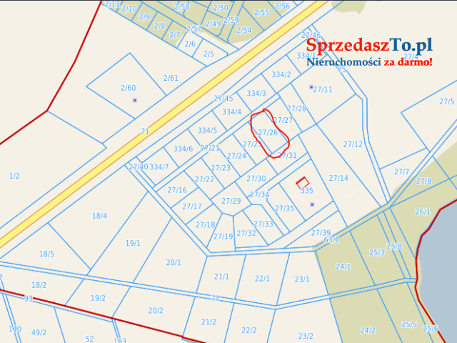 Działka na jeziorem Serwy - 7