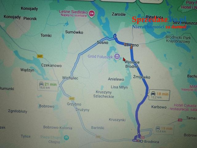 Agroturystyka  z linią brzegową z pomost plaża Zbiczno - 9